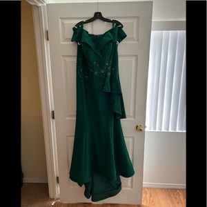 Green Terani Couture gown size 16